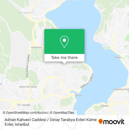 Adnan Kahveci Caddesi / Üstay Tarabya Evleri Küme Evler map