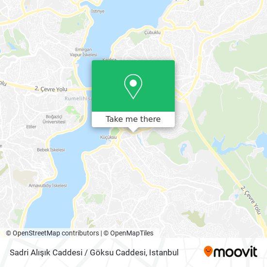 Sadri Alışık Caddesi / Göksu Caddesi map