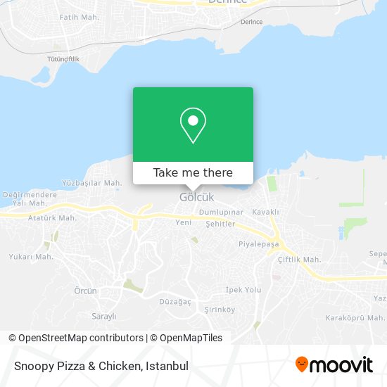 Snoopy Pizza & Chicken map