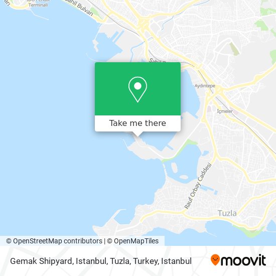 Gemak Shipyard, Istanbul, Tuzla, Turkey map