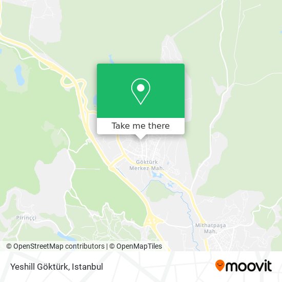 Yeshill Göktürk map