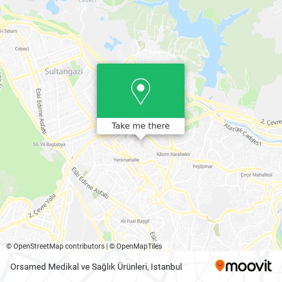 Orsamed Medikal ve Sağlık Ürünleri map