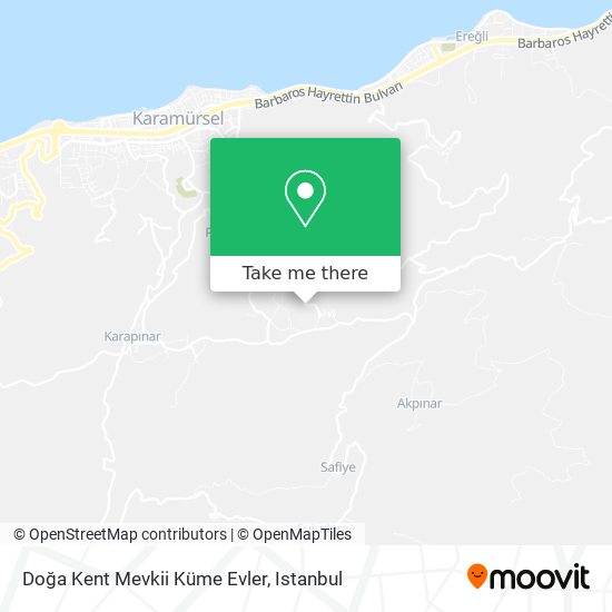 Doğa Kent Mevkii Küme Evler map
