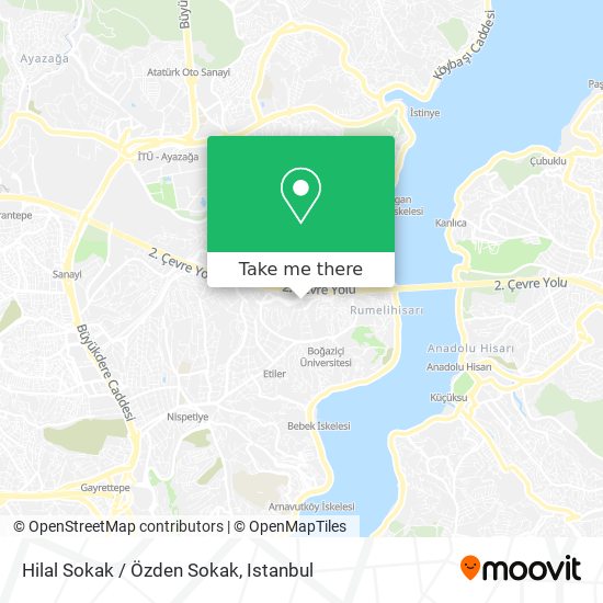 Hilal Sokak / Özden Sokak map