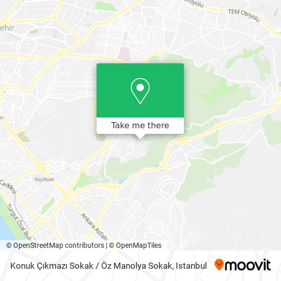 Konuk Çıkmazı Sokak / Öz Manolya Sokak map