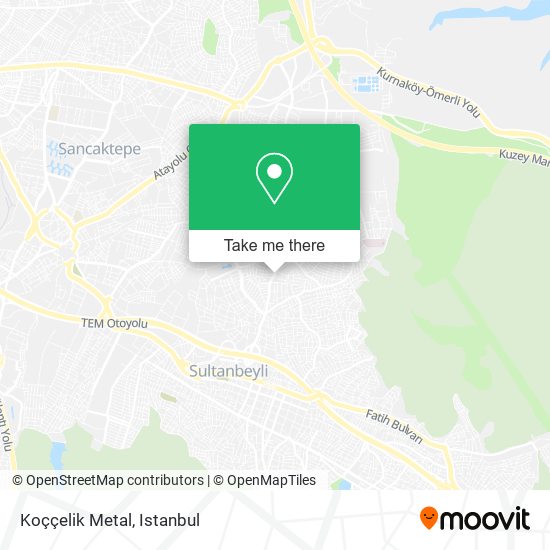 Koççelik Metal map