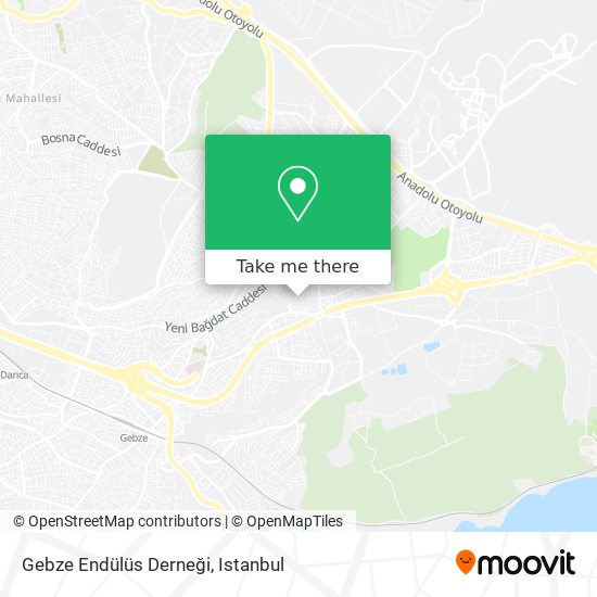 Gebze Endülüs Derneği map