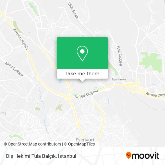Diş Hekimi Tula Balçık map