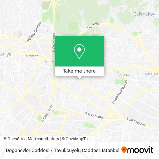 Doğanevler Caddesi / Tavukçuyolu Caddesi map