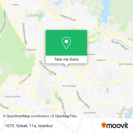 1070. Sokak, 11a map