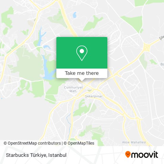Starbucks Türkiye map