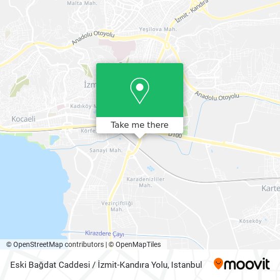 Eski Bağdat Caddesi / İzmit-Kandıra Yolu map