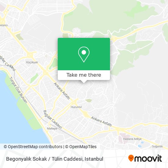 Begonyalık Sokak / Tülin Caddesi map