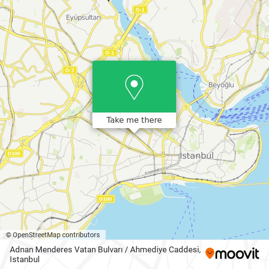 Adnan Menderes Vatan Bulvarı / Ahmediye Caddesi map