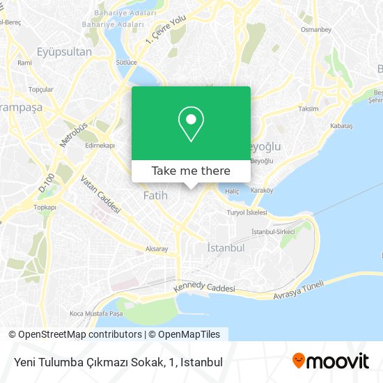Yeni Tulumba Çıkmazı Sokak, 1 map