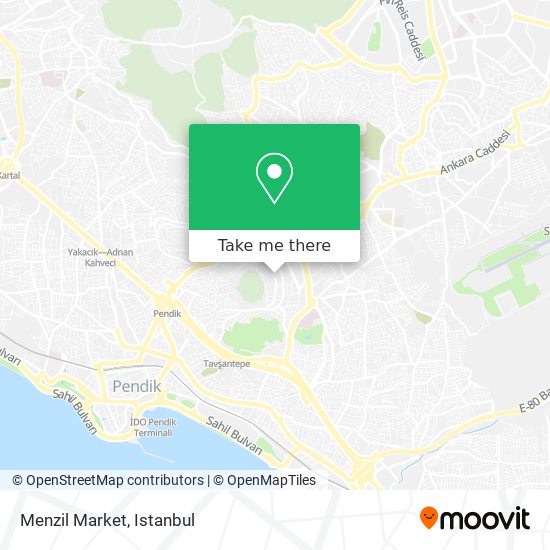 Menzil Market map