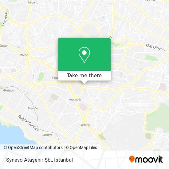 Synevo Ataşehir Şb. map