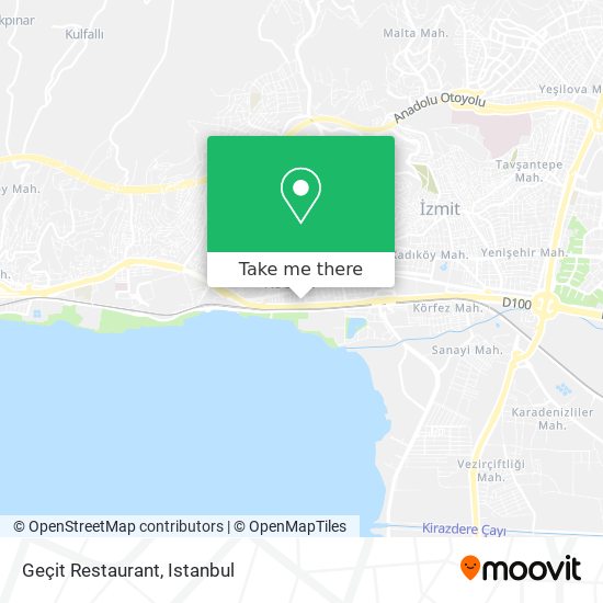 Geçit Restaurant map