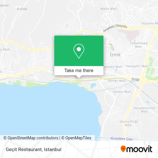 Geçit Restaurant map
