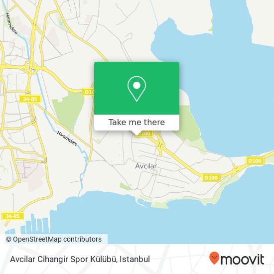 Avcilar Cihangir Spor Külübü map