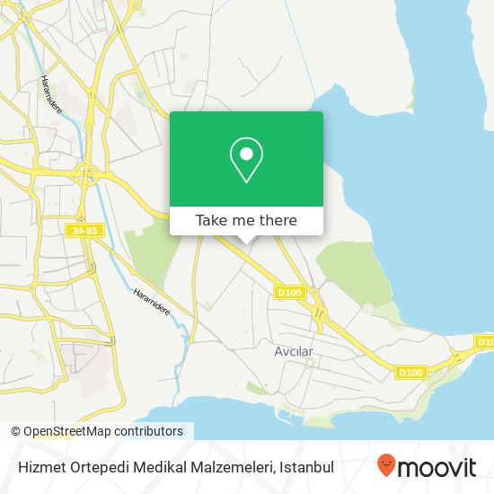 Hizmet Ortepedi Medikal Malzemeleri map