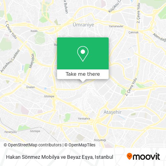 Hakan Sönmez Mobilya ve Beyaz Eşya map