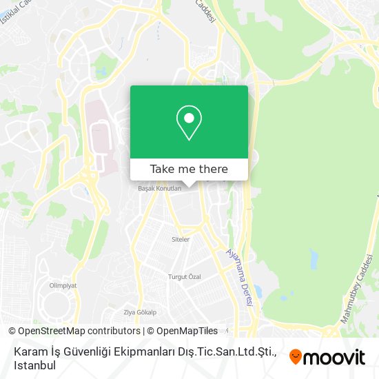 Karam İş Güvenliği Ekipmanları Dış.Tic.San.Ltd.Şti. map