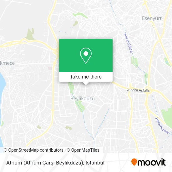 Atrium (Atrium Çarşı Beylikdüzü) map