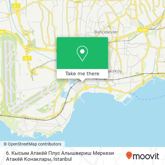 6. Кысым Атакёй Плус Алышвериш Меркези Атакёй Конаклары map