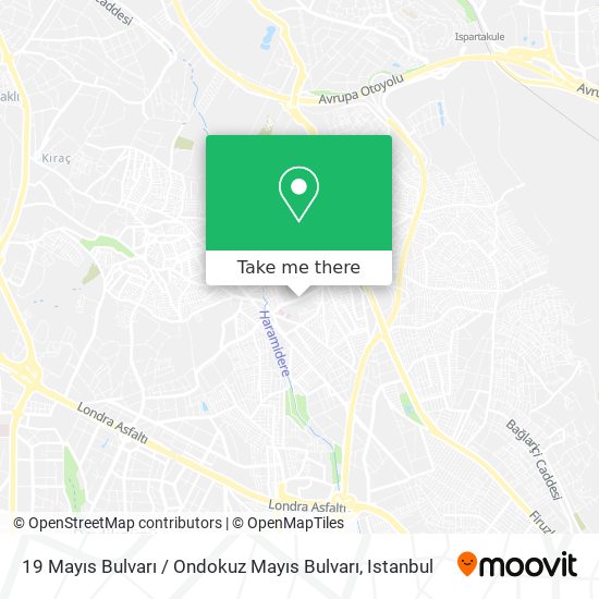 19 Mayıs Bulvarı / Ondokuz Mayıs Bulvarı map