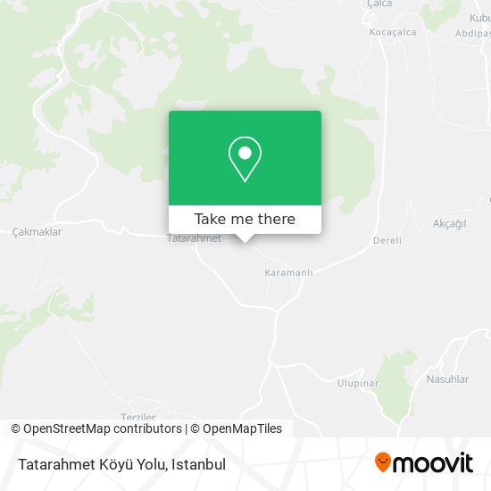 Tatarahmet Köyü Yolu map