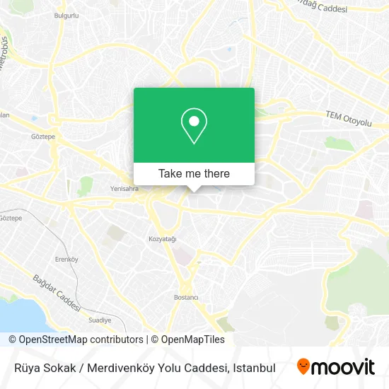 Rüya Sokak / Merdivenköy Yolu Caddesi map