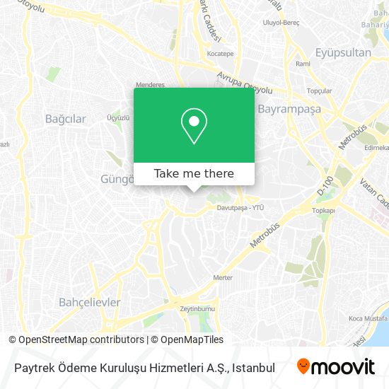 Paytrek Ödeme Kuruluşu Hizmetleri A.Ş. map