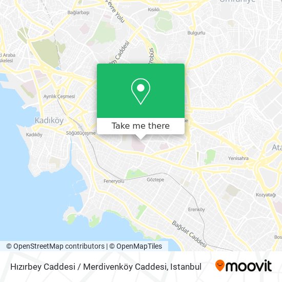 Hızırbey Caddesi / Merdivenköy Caddesi map