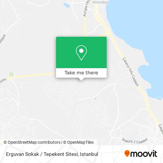 Erguvan Sokak / Tepekent Sitesi map