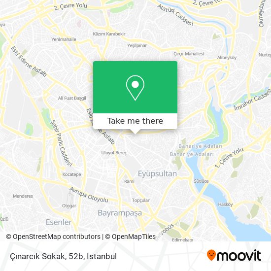 Çınarcık Sokak, 52b map