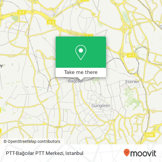 PTT-Bağcılar PTT Merkezi map