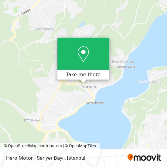 Hero Motor - Sarıyer Bayii map