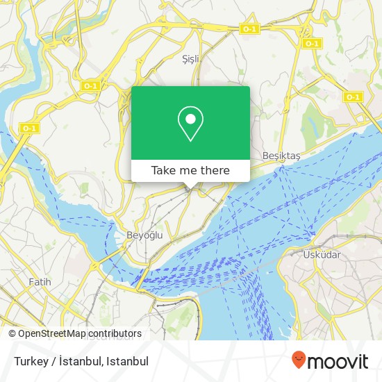 Turkey / İstanbul map