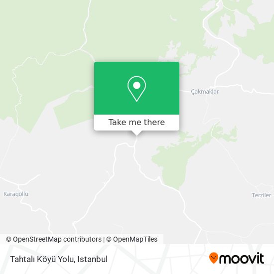 Tahtalı Köyü Yolu map