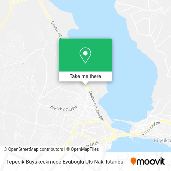 Tepecik Buyukcekmece Eyuboglu Uls Nak map