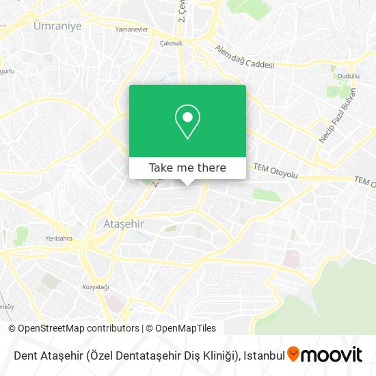 Dent Ataşehir (Özel Dentataşehir Diş Kliniği) map