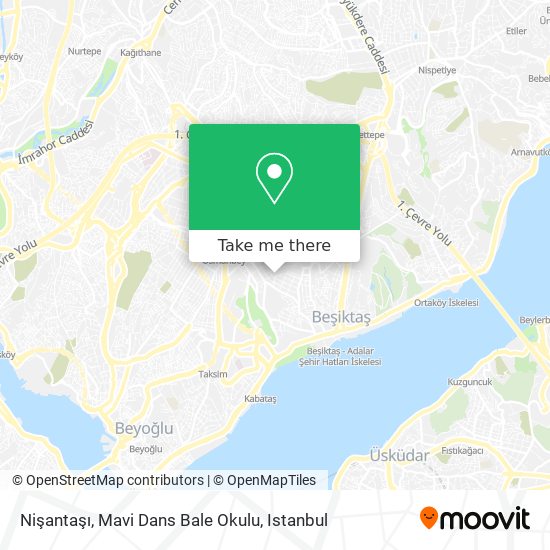 Nişantaşı, Mavi Dans Bale Okulu map