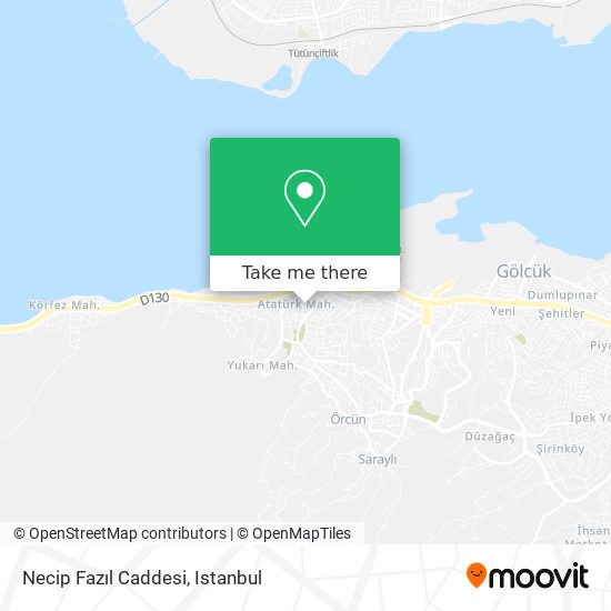 Necip Fazıl Caddesi map