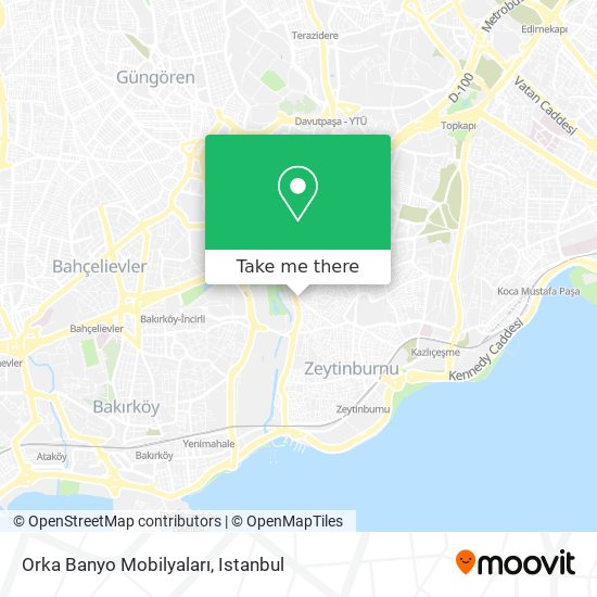 Orka Banyo Mobilyaları map