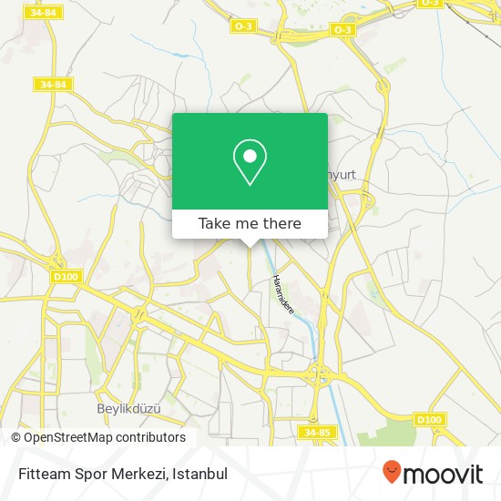 Fitteam Spor Merkezi map