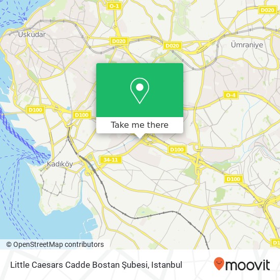 Little Caesars Cadde Bostan Şubesi map