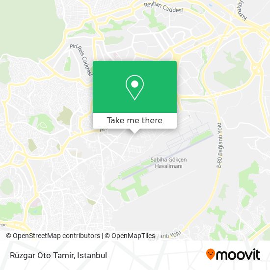 Rüzgar Oto Tamir map