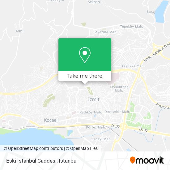 Eski İstanbul Caddesi map