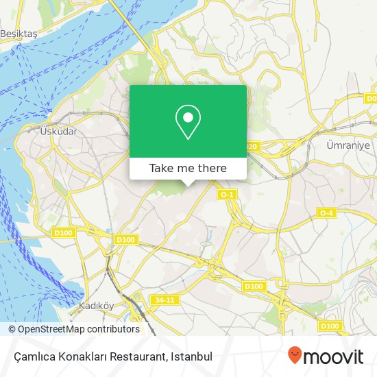 Çamlıca Konakları Restaurant map